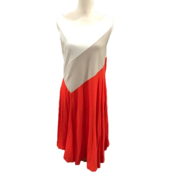 ANTHROPOLOGIE Maeve Cameron Assymetrical Swing Dress M - Picture 1 of 10